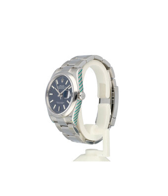 Rolex Datejust 36 steel blue domed Oyster 2020 B+P | NEW ROLEX SERVICE
