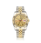 Rolex Datejust 36 Turn-o-graph steel - gold champagne red Jubilee F-serial 2005 | NEW ROLEX SERV