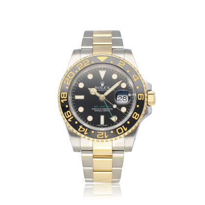 GMT-Master II 40 steel - yellow gold ceramic black 2014 box + papers