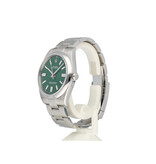 Rolex Oyster Perpetual 41 steel green domed Oyster - Bulbasaur - 2023 B+P | NEW ROLEX SERVICE