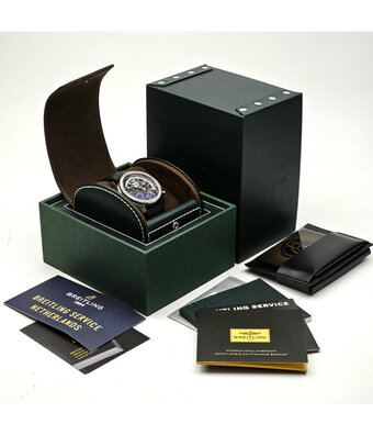 Breitling Bentley B05 Unitime 49 steel black 2016 B+P | NEW BREITLING SERVICE