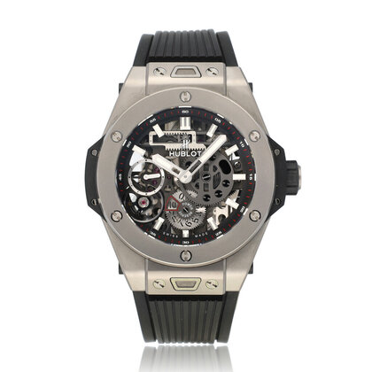 Big Bang Meca-10 Titanium 10-Day Power Reserve 45 skeleton 2022 box + papers