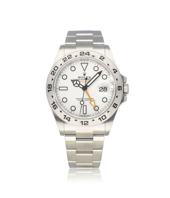 Rolex Explorer II  42 steel white orange 2024 box + papers