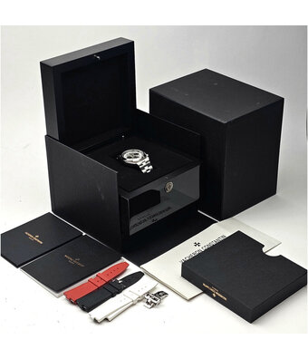Vacheron Constantin Overseas Chronograph 43 steel panda 2023 B+P | NEW VACHERON SERVICE