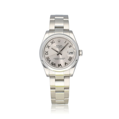 Datejust 31 steel silver roman Oyster 2010 B+P | NEW ROLEX SERVICE