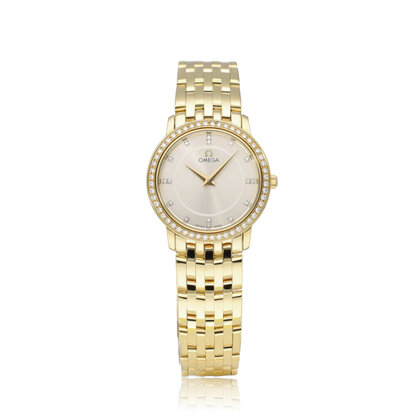 De Ville Prestige  yellow gold factory diamond + box