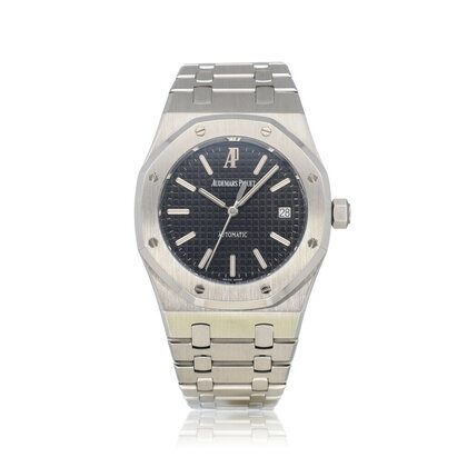 Royal Oak  39 steel black 2009 box + papers