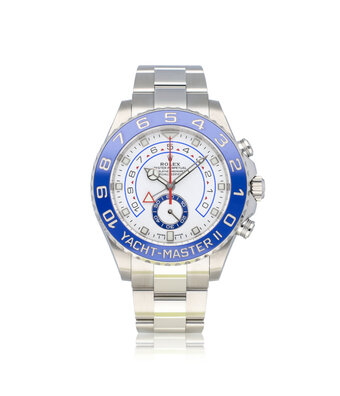 Rolex Yacht-master II steel ceramic blue 2021 + papers