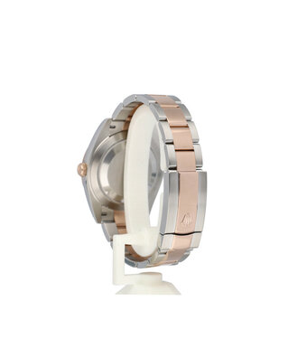 Rolex Datejust 41 steel - rose gold Oyster choco - brown 2019 box + papers