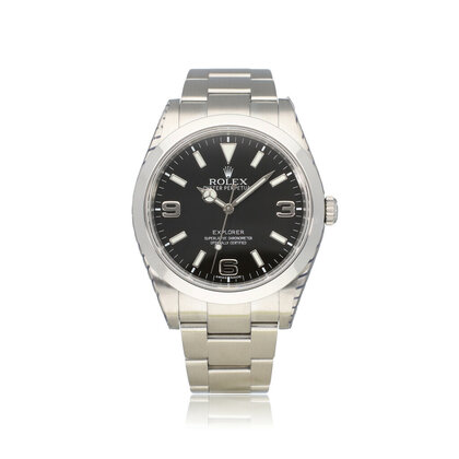 Explorer  36 steel black domed Oyster | NEW ROLEX SERVICE