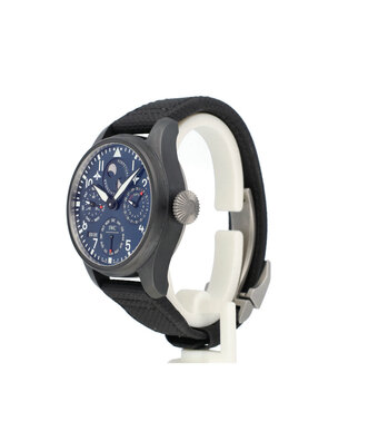 IWC Big Pilot's Watch Perpetual Calendar Edition Rodeo Drive 47 ceramic black blue 2021 B+P