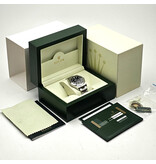 Rolex Explorer  39 steel black domed Oyster 2011 box + papers
