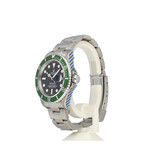 Rolex Submariner Date 40 steel Kermit - Green - Z-serial - 2006 box + papers