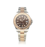 Rolex Yacht-master 37 steel - rose gold brown / choco medium 2021 box + papers