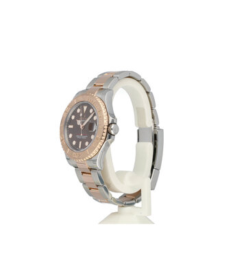 Rolex Yacht-master 37 steel - rose gold brown / choco medium 2021 box + papers