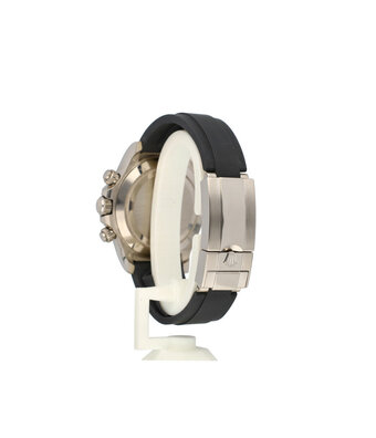 Rolex Daytona  40 white gold steel dial / grey / slate / ghost ceramic Oysterflex - rubber