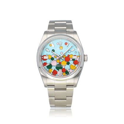 Oyster Perpetual 36 steel celebration / tiffany / bubbles 2023 box + papers