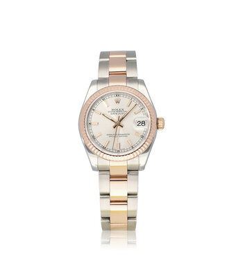 Rolex Datejust 31 steel - rose gold pink / sundust 2012 box + papers