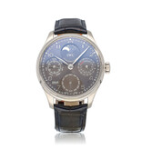 IWC Portugieser Perpetual Calendar 44 white gold grey - slate 2012 box + papers