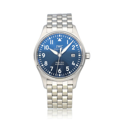 Pilot's Watch Mark XVIII 40 steel blue Le Petit Prince 2016 box + papers