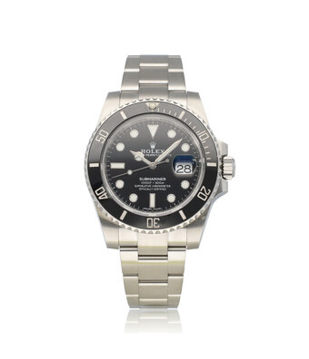 Rolex Submariner Date 40 steel black ceramic 2019 box + papers