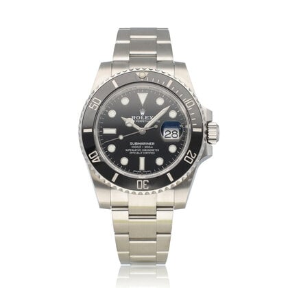 Submariner Date 40 steel black ceramic 2019 box + papers