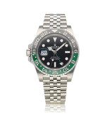 Rolex GMT-Master II 40 steel left - lefty - Sprite green Jubilee 2022 box + papers