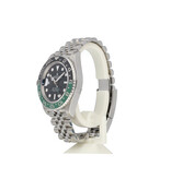 Rolex GMT-Master II 40 steel left - lefty - Sprite green Jubilee 2022 box + papers