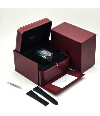 Cartier Santos de Cartier Chronograph  2023 B+P | NEW CARTIER SERVICE