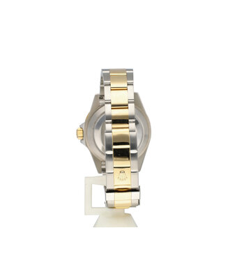 Rolex Submariner Date 40 steel - gold blue / bluesy Oyster 2006 + papers