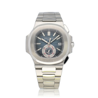 Nautilus Chronograph 40.5 blue - grey 2013 box + papers