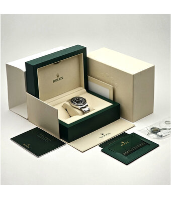 Rolex Submariner Date 41 steel ceramic - black Oyster 2024 box + papers