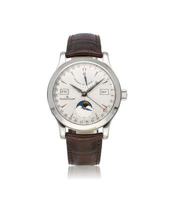 Jaeger-LeCoultre Master Control Calendar  steel day date moonphase | ref. 147.8.41.S | NEW JLC STRAP
