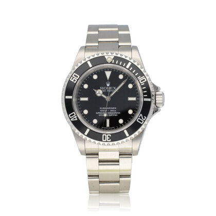 Submariner No Date 40 steel black rehaut RRR random 2010 + papers