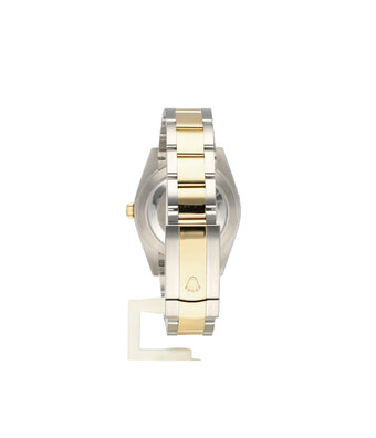 Rolex Datejust 41 steel - yellow gold black fluted Oyster 2020 box + papers