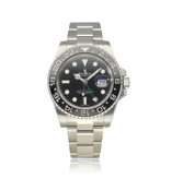 Rolex GMT-Master II 40 steel black ceramic Oyster 2007 box + papers