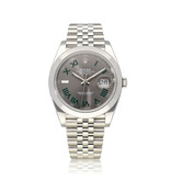 Rolex Datejust 41 steel Wimbledon grey Jubilee 2022 box + papers