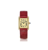 Cartier Tank Must 28 yellow gold vermeil | ref. 1613 | NEW CARTIER STRAP