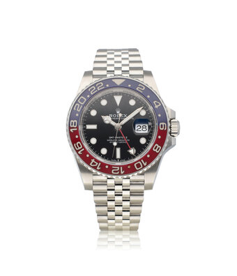 Rolex GMT-Master II 40 steel blue / red - Pepsi Jubilee ceramic 2023 Jubilee box + papers