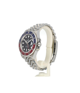 Rolex GMT-Master II 40 steel blue / red - Pepsi Jubilee ceramic 2023 Jubilee box + papers