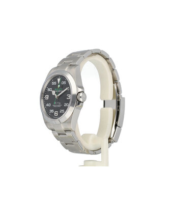 Rolex Air-king 40 steel black domed Oyster 2023 box + papers