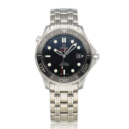 Seamaster Diver 300M Co-Axial Chronometer 41 steel black 2019 B+P