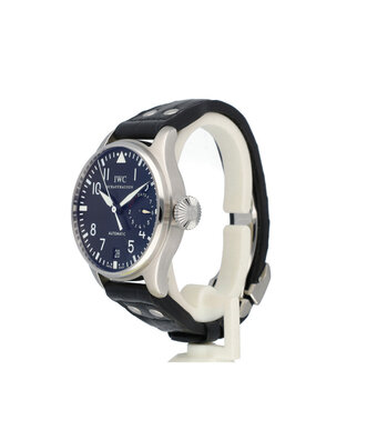 IWC Big Pilot's Watch Automatic 7 days Power Reserve 46 steel black 2007 B+P | NEW IWC SERVICE