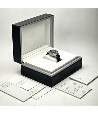 IWC Big Pilot's Watch Automatic 7 days Power Reserve 46 steel black 2007 B+P | NEW IWC SERVICE