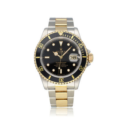 Submariner Date 40 steel - yellow gold black E-serial - 1990