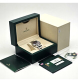 Rolex Oyster Perpetual 39 steel domed red grape Oyster 2016 box + papers