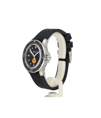 Blancpain Fifty Fathoms Tribute To Fifty Fanthoms No Rad No Radiations 40 steel black rubber 2021 li