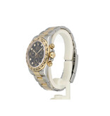 Rolex Daytona  40 steel - yellow gold black diamond 2017 box + papers