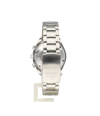 Omega Speedmaster Date 40 steel white black - panda limited - OPEN DATE - box + papers