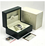 Rolex Lady-Datejust 26 steel domed black Oyster 2009 box + papers